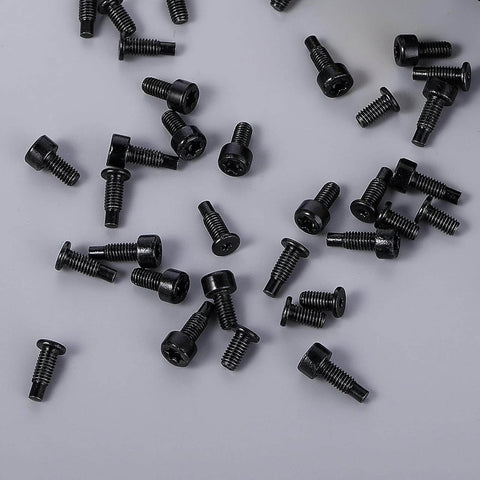 Twenty Piece Doorbell Security Screws Set T5T16 Replacement Screws For Video Doorbell scattered on a surface