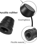 Brake Bleeder Screw Cap Rubber Dust Cover Set For Cars And Motorcycles Black 60 Pieces Grease Fitting Cap Durable Rubber