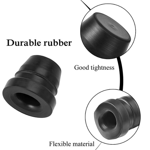 Brake Bleeder Screw Cap Rubber Dust Cover Set For Cars And Motorcycles Black 60 Pieces Grease Fitting Cap Durable Rubber