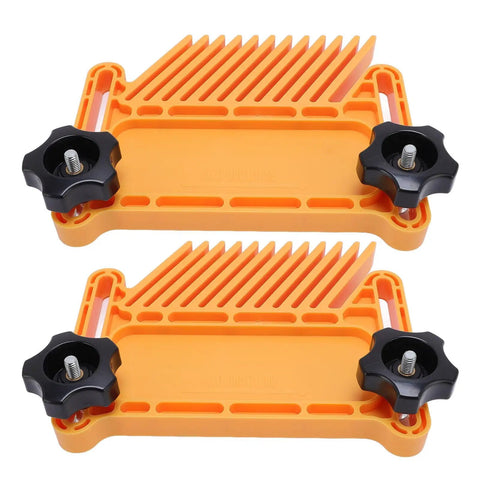 Rock Solid Universal Featherboard To Lock Tight On Table Saws And Router Tables For Smooth Kickback Prevention Steady Feed Pressure And Safer Woodshop Days, heavy-duty ABS nylon design.