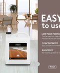 Commercial Soap Floor Cleaner Concentrate For All Floor Surfaces Pro Grade Plant Based Formula Safe On Sealed Hardwood Tile Stone Laminate Vinyl LVT Ceramic Tile Streak Free Shine Deep Clean For Home Or Business, 5L jug