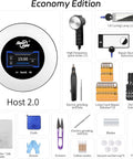 Windshield Chip Repair Kit With Intelligent Nano Glass Repair Device And Hands Free UV Curing Lamp 20 Bottles Upgraded Repair Fluid