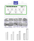 150 Piece 8 Sizes Stainless Steel Dowel Pin Set 304 Rustproof Grade Shelving Pegs Fasteners Kit For Cabinets Woodworking And Metal Projects Durable Assortment With 2mm 2.5mm 3mm 4mm And 5mm Pins.