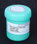 No Clean Flux Paste For Electronics And PCB Repair NC-559-ASM 28um Solder Flux container, 100g, with label details visible