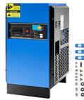 Heavy Duty Refrigerated Air Dryer 125 CFM For 20HP 25HP And 30HP Compressors 110 120V Low Dew Point Color Screen Control