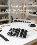 Top Notch Black Silicone Plugs For Round Holes, Assorted 8 Sizes Snap Locking Rubber Stopper Kit With Storage Case To Seal Leaks And Protect Vents in case
