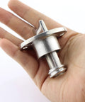 Beefy 316 Stainless Steel Garboard Drain Plug Kit For 1 Inch Hole With Screws And O Ring, Marine Grade Mirror Finish in hand