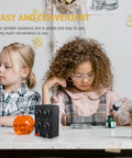Built Tough Variable Resistor Panel With 0 To 9999 Ohm Range, used by children in classroom science project.