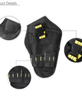 Adjustable Belt Drill Holster With Heavy Duty Design Quick Access Impact Driver Carrier Multi Pocket Tool Bag details