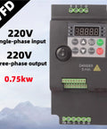 220V 0.75KW Variable Frequency Drive VFD Inverter Motor Speed Controller for 220 Volt Motors with display panel