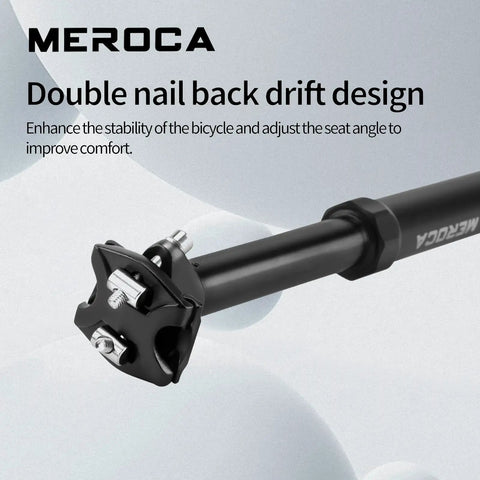 Dropper Seat Post For Mountain Bike With 125mm Travel, 30.9/31.6mm Aluminum Body, double nail back design shown