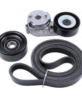 Serpentine Drive Belt Tensioner Pulley Kit For Jeep Wrangler 2000 2006 And Grand Cherokee 1999 2004 Replaces 6PK1905