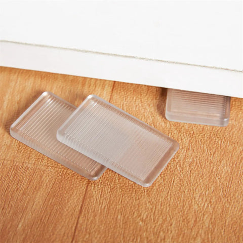 Rubbery Clear Table Shims Set Of 4 Level Wedges for Home Improvement tables, adjustable 2mm to 5mm, under furniture