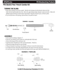 PSI Sketch Pen Pencil Combo Kit assembly instructions with diagrams for woodturning creators and woodshop crews.
