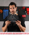 Person holding 30 Piece Hex Key Set With Organizer Case Alloy Steel L Shape Allen Wrenches SAE And Metric Coverage Long And Short Arm
