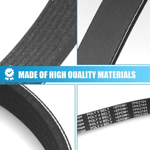 Premium Remax Engine Serpentine Drive Belt Fits Honda Civic 2006-2011 And Suzuki Aerio 2002 showing high-quality EPDM V-ribbed material.