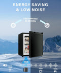 Bad Boy 1.1 Cubic Foot Mini Freezer Black Upright Compact Cold Storage Appliance Built For Dorms And Small Kitchens featuring energy saving and low noise.