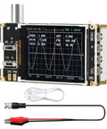 Pocket Sized Handheld Oscilloscope Kit With 2.4 Inch Color Screen And 1MSaS Real Time Sampling, 200KHz Bandwidth showing waveform