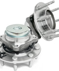 Pair Front Wheel Bearing Hub Assembly For Express 2500 3500 And Savana 2500 3500 Vans 2003 To 2017 8 Lug With ABS
