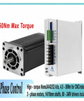 Badass Heavy Duty Three Phase Stepper Motor Kit Paired With Smooth Ball Screw Drive System For Cnc Machining And Robotic Builds Featuring 34 42 And 52 Frame Sizes That Crank Out Forty Five To Fifty Newton Meters Of Pure Torque Power with driver electronics for precise movements.