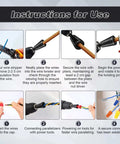 Instructions for using Multifunctional Wire Twister Tool Set For Drill With 4 Lightweight Wire Nut Twisters