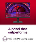 Crisp 21.5 Inch FHD IPS Office Monitor With 100Hz Refresh Rate 4ms MPRT 99 Percent sRGB Raven Black showing vivid colors