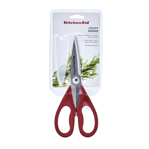 Top Shelf All Purpose Kitchen Shears With Protective Sheath Ridiculously Sharp Stainless Steel Blades Dishwasher Safe Cozy Comfort Grip Perfect For Snappy Meat Veggie And Packaging Cuts