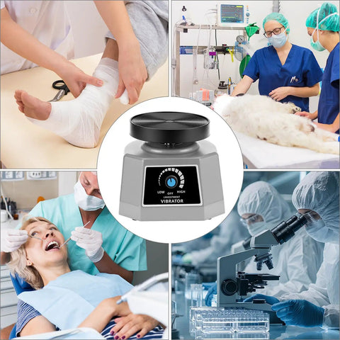 4 Inch Lab Vibrator Shaker Oscillator 110V For Plaster And Gypsum Mixing Small Round Mixer Machine With Air Bubble Removal