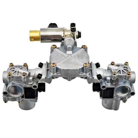 Heavy Duty Rear ABS Modulator Valve And Electronic Control Unit Assembly For 4S 4M And 6S 6M Tractor, 12V ATC, Five Point Five PSI Crack Pressure, Direct Fit Replacement For Heavy Duty Trucks And Farm Equipment 4725002230 S4725002230 front view