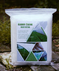 Package of 4x10 Ft Garden Bug Barrier Netting for Pest Protection, showing product details and images of netting in use.
