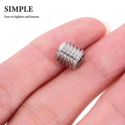 240-Piece Stainless Steel Set Screws Kit With Internal Hex Socket Drive And Cup Point For Versatile Door Handles, Fixtures, Cabinets, And Hardware Installations - Easy Tightening, Quick Loosening, No Fuss, DIY Ready on a fingertip