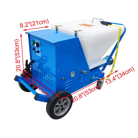 T8 Mortar Spray Machine With 7.5 Meter Hose 220V Powerhouse That Works Like A Champ Spraying Putty Cement Grout Adhesive Real Stone Paint Waterproof Sealant Elastic Impact Resistant Compound For Pros And Crews