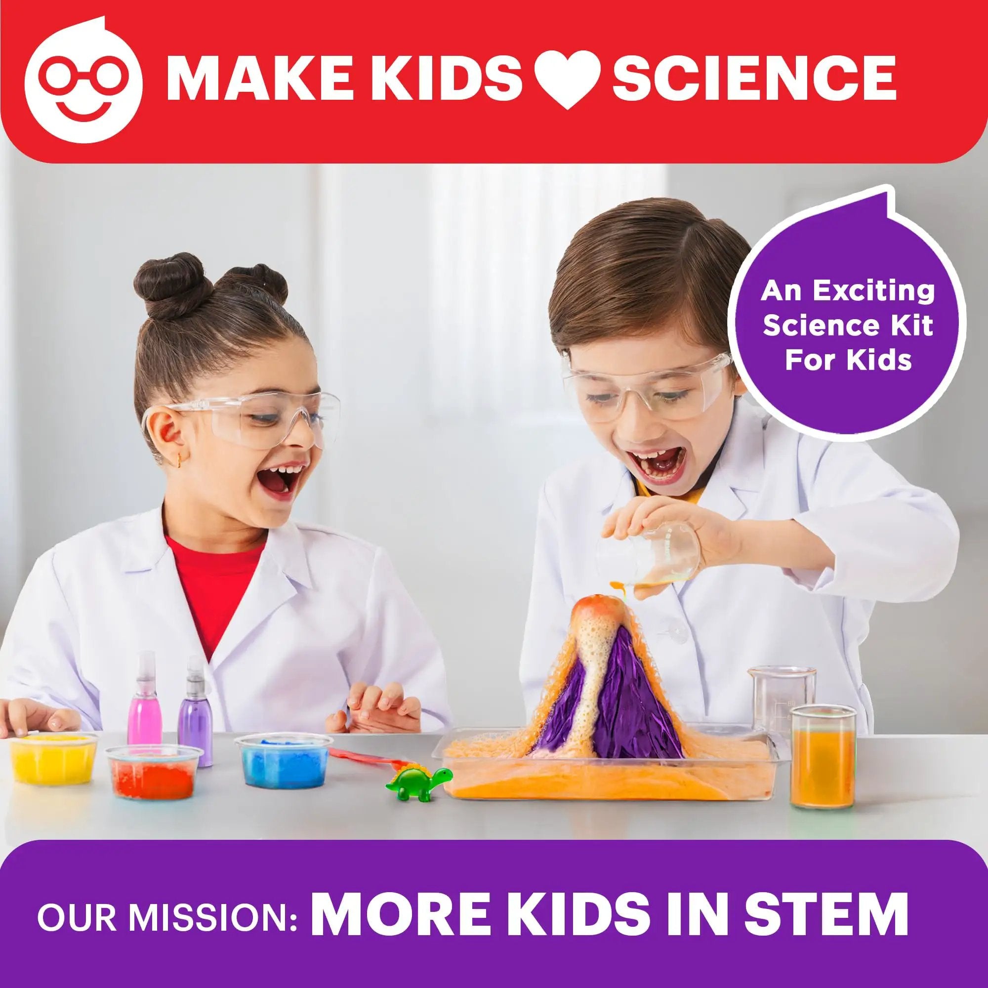 Hands On Science Kit for Kids 4-8: 50+ STEM Experiments ✓