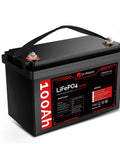 Heavy-Duty 12V 100Ah LiFePO4 Deep Cycle Battery With 100A BMS for trolling motors, RVs, solar, and off-grid power, Group 31