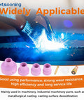 Ceramic TIG Welding Cup Set Pro Grade With Chuck 12 14 16 24 For WP 17 18 26 Torch Gas Lens Kit shown with welding and accessories