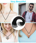 100 Pcs Premium Leather Necklace Cord With Clasps For Pendants Black 18 Inch Waxed Rope String for DIY Jewelry Making