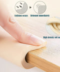 Ultra Soft Foam Edge Protectors For Baby Safety Plus Thick Nbr Bumper Pads Block sharp table corners, high density soft material shown.