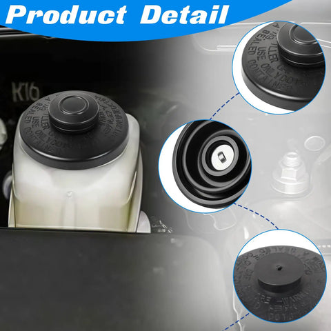 Toyota Brake Master Cylinder Fluid Reservoir Cap Replacement 47230 12040 47230 06010 Direct Fit For Toyota vehicles close-up