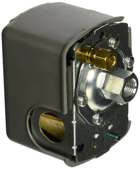 9013FHG12J52M1X Pumptrol Pressure Switch with Unloader and On Off Lever, 95 to 125 PSI, one port, durable electric switch