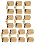 Hidden Brass Cylindrical Hinges Polished And Durable Concealed For Jewelry Boxes And Small Furniture 10 Pack Built To Last Rust Resistant