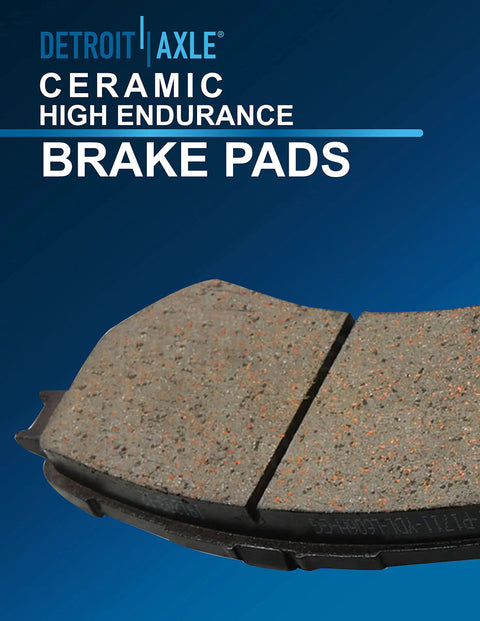 Rear Disc Brake Kit For Chrysler 300 Challenger Charger And Magnum With 12.60 Inch Rotors And Ceramic Pads brake pad detail