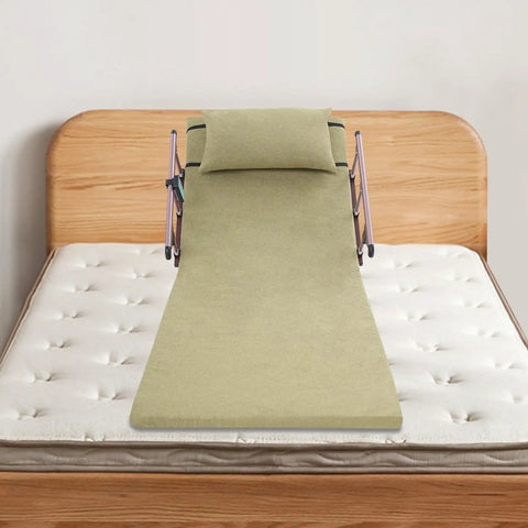 Power Lifting Backrest For Bed With Remote Control, adjustable electric recliner on light-colored mattress.
