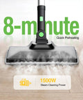 Heavy Duty TaskStar Steam Cleaner With High Pressure For Cleaning Floors And Greasy Grills Powerful 1500W Hot Steam Machine with quick preheating feature.
