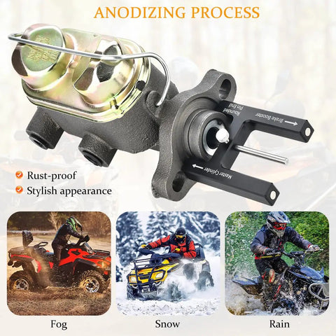 Universal Brake Booster Push Rod Adjustment Tool With Heavy Duty Magnetic Core and Quick Adjust Pins showing detailed anodizing process.