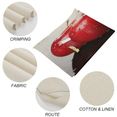Premium Linen Appliance Dust Covers For Washer Dryer Refrigerator And More Dustproof Breathable fabric detail illustration