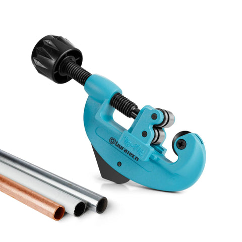 Tubing Cutter For Copper, Aluminum, Brass, And Plastic Tubing 1/8 To 1-1/4 Inch Quick Acting Cutter with tubes