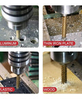 Awesome HSS Step Drill Bit Set With Hex Shank For Metal Wood And Plastic Perfect DIY Gear Include Multi Size Saw Bits From 4 To 32mm Tough Cutter Tools You Need To Tackle Any Project Like A Real Pro Today. HSS step drill bits drilling aluminum, thin iron plate, plastic, and wood