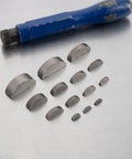 Solid 164 Piece Woodruff Keys Kit With Carbon Steel Half Moon Keys And 2 To 10 Mm Sizes Includes Tough Storage Box Great For Machining Auto Repair And Mechanical Jobs You Want Reliable Fit Every Time For All Your Shop Fixups And Heavy Duty Projects., carbon steel woodruff keys in assorted sizes on a metal surface