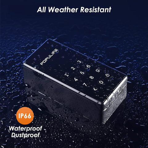 Outdoor Key Lock Box With Digital Lock IP66 Waterproof Safe for House Keys Car Keys Large Storage Hidden Key Hider