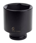 Heavy-Duty 3/4 Inch Drive Deep Impact Socket 2-3/16 Inch Six Point Design CR-MO Alloy Steel close-up
